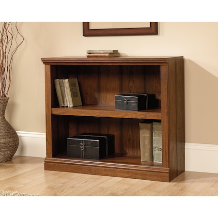 Sauder 2 Shelf Bookcase Wc , One adjustable shelf for flexible storage options 413792